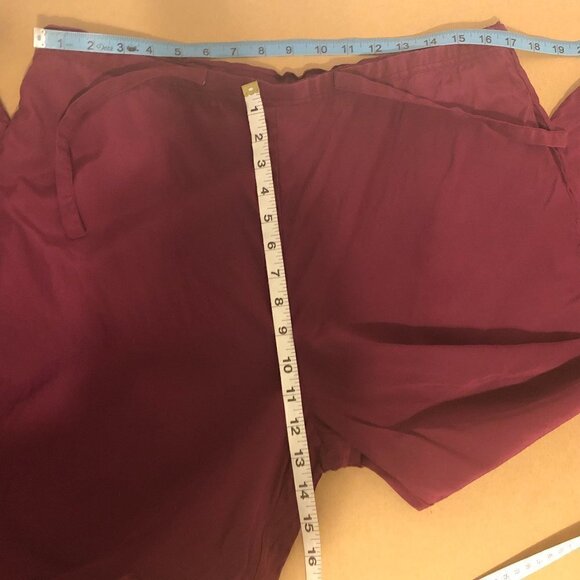 THE J. PETERMAN COMPANY 100% Silk Pants Women's Size Large Wine - Picture 4 of 12